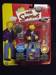 THE SIMPSONS ALLSTAR VOICES HANK SCORPIO ACTION FIGURE-NEW NEVER OPENED