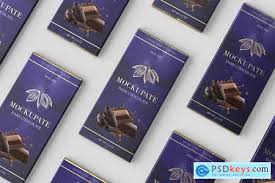 Download Creativemarket Chocolate Bar Packaging Mockup 4124104