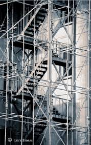 Scafolding Evening Light Fine Art Photography By Wildfeltart Architecture Scaffolding Urban Landscape