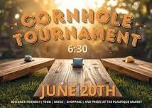 Cornhole Tournament At The Plantique Market