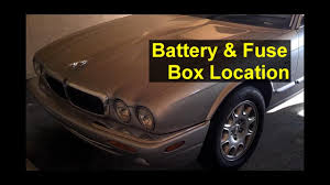 Jaguar xjs service and repair manuals. Jaguar Battery And Fuse Box Location Battery Removal And Battery Boosting Auto Repair Series Youtube