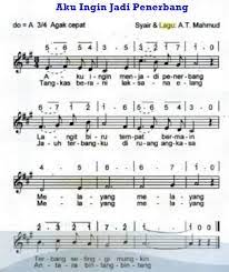 Carilah Contoh Lagu Anak Yang Kamu Sukai Tuliskan Syair Lagu Beserta Notasinya Tribun Padang