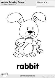 It was printed and downloaded many times from july 7, 2014. Rabbit Coloring Page Super Simple