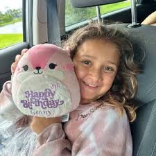 Birthday Personalized Squishmallows, Birthday Gift, Personalized Gift ,  Custom Squishmallow, Handmade Gift, Birthday Plush With Name