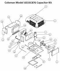 Dometic ac wiring diagram collection. Coleman Air Conditioner Model 8333c876 Capacitor Kit Pdxrvwholesale