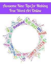 How To Make Free Word Art Online In Fun Shapes Word Art Online Free Word Art Word Art