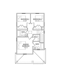 Guest room (14' x 13'). Traditional Style House Plan 3 Beds 2 5 Baths 1190 Sq Ft Plan 936 28 Builderhouseplans Com