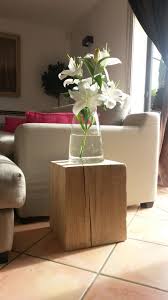 Bout De Canape En Poutre Bois Brut Deco Deco Bois Bout De Canape