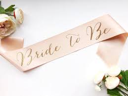 Bride To Be Sash Bachelorette Sash Bridal Party Bridal Etsy Bachelorette Party Accessories Custom Bridal Shower Gift Bridal Gifts