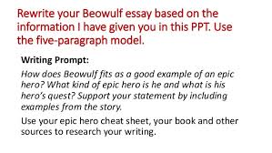 essay heroes beowulf custom paper sample