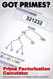 Got Primes To Understand What Prime Factorization Is Good For It Helps To Start With The Very Nature Of Prime Factorization Math Methods Math Facts Addition