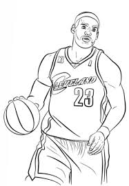 Lebron James Coloring Page Free Printable Coloring Pages Sports Coloring Pages Coloring Pages For Kids Coloring Pages