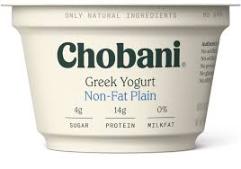 Plain Greek Yogurt Non Fat Plain Cup Chobani