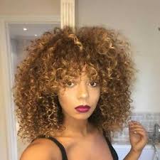 Show off gorgeous curls, waves or ringlets with an ombre hair color that defies beauty rules. Afro Kinky Curly Wig Brazilian Hair With Ombre Golden Brown For Women Ebay