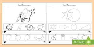 visual discrimination find the overlapping pictures activity