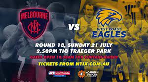$60,000 aud on draftstars ($15 entry, 100 max) weather: Afl Round 18 Melbourne Vs West Coast Eagles