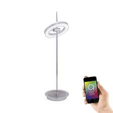 Lampe à poser Paul Neuhaus Q-AMY LED Acier inoxydable 4891-55