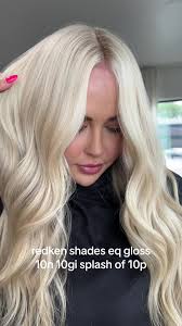 creamy vanilla blonde 🍦 #creamyblonde #redkenshadeseq #redkenformula  #blondespecialist #hairideas #blondehair #utahhairstylist #brightblonde  #august #vanillablondehair