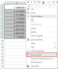 How To Convert Scientific Notation To Text Or Number In Excel