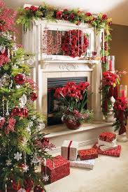 Go ahead and get the pink tinsel and the pink ornaments. 30 Stunning Christmas Mantel Decorating Ideas Feed Inspiration Merry Christmas Diy Christmas Mantel Decorations Elegant Christmas Decor