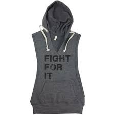 Fight For It Sleeveless Hoodie Womens Sleeveless Hoodie Open Side Hoodie Fight For It Womens Pull Sleeveless Hoodie Hoodies Womens Womens Sleeveless Hoodie