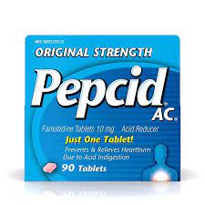 Original Strength Pepcid Ac All Day Heartburn Indigestion Relief Tablets 90 Count How To Relieve Heartburn Heartburn Indigestion Relief