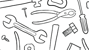 Hand drawn illustration black and white doodle art. Printable Minecraft Tools Coloring Pages Novocom Top