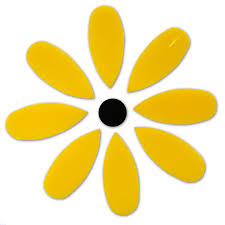 Black eyed susan's with a twist. Black Eyed Susan Fusible Pre Cut 90 Coe Glass Delphi Glass