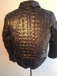 Custom Biker Jacket By Logan Riese Custom Leather Jackets Leather Jacket Men Leather Jacket