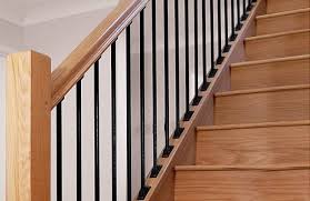 Black metal spindles for staircase. Choosing Stair Parts