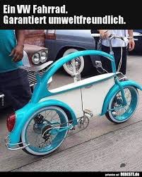 Ein Vw Fahrrad Garantiert Umweltfreundlich Lustige Bilder Spruche Witze Echt Lustig Fahrrad Retro Fahrrad Coole Fahrrader