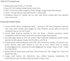 Check spelling or type a new query. Lbi Fib Ui On Twitter Toefl Itp Atau Ept Beyzuko