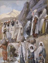 Moses Strikes The Rock 1902 James Tissot Ancien Testament Maurice Peintre