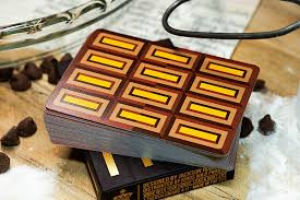 How to fold a card deck case from a sheet of printer paper. Second In The Pi Slice Series Chocolate Pi Playing Cards