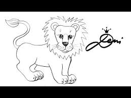 Lowe Schnell Zeichnen Lernen Tiere Zoo How To Draw A Lion For Children Kak Se Risuva Lv Youtube Tiere Zeichnen Lowe Zeichnen Lowen Malen