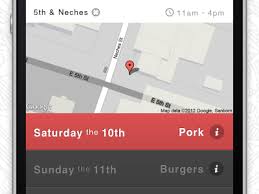 Food Truck Iphone Design Iphone Apps Ios Design