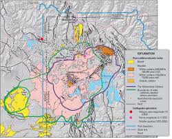The Yellowstone Caldera Was Formed 640 000 Years Ago Since Then About 80 Eruptions Of Rhyolite Th Yellowstone Map National Parks Usa Map National Parks Map