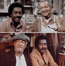 Growing up Sanford and Son was me my grandmother's favorite show I wanted  to be Fred Sanford I wanted to own a junkyard in Watts. Whenever someone  ask me what's the first