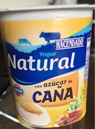 Yogur Natural Con Azucar De Cana Hacendado