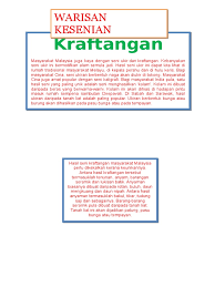 Explore tweets of kraftangan selangor wilayah persekutuan @kraftangans on twitter. Kraf Tangan