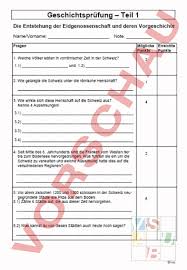 Jahrhundert» zeigt die entstehungsbedingungen der alten eidgenossenschaft im mittelalter auf. Arbeitsblatt Entstehung Der Eidgenossenschaft Geschichte Schweizer Geschichte