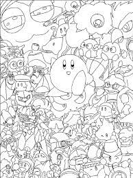 カービー ぬりえ google 検索 ぬり絵 塗り絵 キャラクター 塗り絵 無料