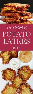 The Crispiest Potato Latkes Recipe Of All Time Recipe Potato Latke Recipe Potato Latkes Latkes Recipes