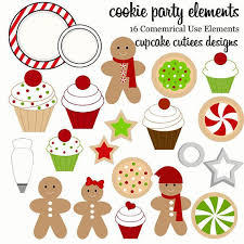 Cookie Clipart Holiday Cookies Christmas Clip Art Cards