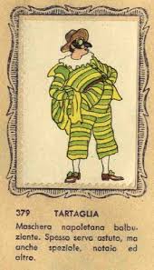 Mantello nero (in alcune rappresentazioni è vestito completamente di nero e porta invece un mantello bianco). Tartaglia Origini Della Famosa Maschera Di Napoli Filastrocche It
