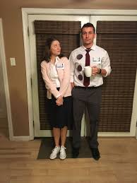 The Office Halloween Costume Jim And Pam Couple Office Halloween Costumes Cute Couple Halloween Costumes Unique Couple Halloween Costumes