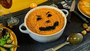 Drain and mash until smooth with the milk, season with salt and. Hearty Cottage Pie Easy Halloween Food Born To Quorn