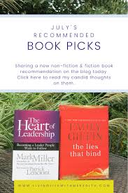 July S Recommended Book Picks In 2020 Book Recommendations Book Recommendations Fiction Nonfiction Books