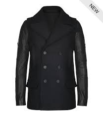 Allsaints Mens Exclusive Previews New Collection Mens Coats Jackets Men Fashion Leather Jacket Men