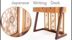 You have seen these at various places some have lights that shine with varying colors but all look nice. Making A Japanese Writing Desk With Kumiko Youtube